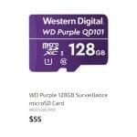 WD microSD card 128GB