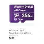 WD microSD card 256GB rev.1