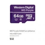 WD microSD card 64GB