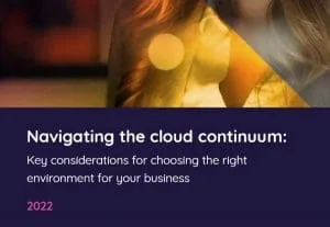 Navigating the cloud continuum