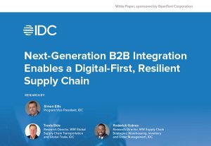Next-Generation B2B Integration Enables a Digital-First, Resilient Supply Chain