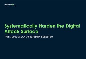 Systematically Harden the Digital Attack Surface